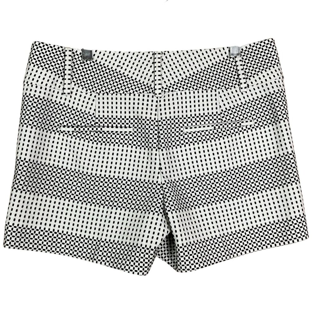 Ann Taylor Factory Shorts, size 4, Poly/Rayon/Spandex, Black/White print - Picture 6 of 10